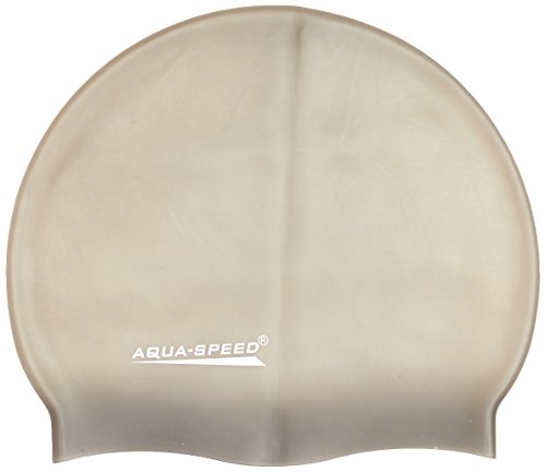 Aqua-Speed Herren Mega Silicone s Badekappe, grau, Einheitsgröße Aqua-Speed Herren Mega Silicone s Badekappe, grau, Einheitsgröße von Aqua-Speed