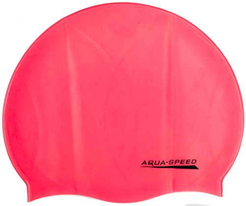 Aqua-Speed Herren Mono Silikon s Badekappe - Pink, Einheitsgröße von Aqua Speed