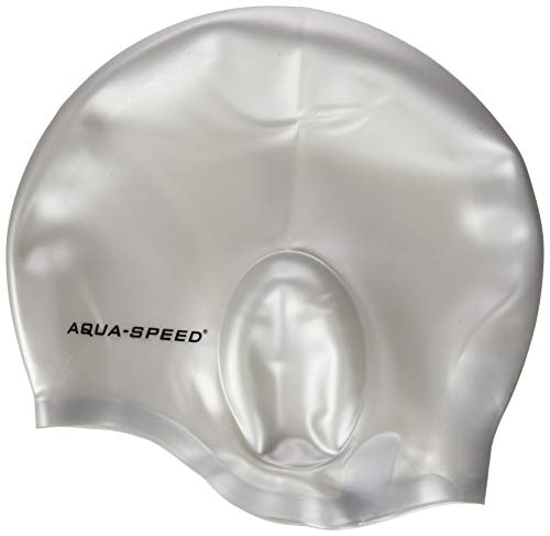 Aqua-Speed Herren Ohrkappe Silikon S Badekappe, Silber, Einheitsgröße Aqua-Speed Herren Ohrkappe Silikon S Badekappe, Silber, Einheitsgröße von Aqua-Speed