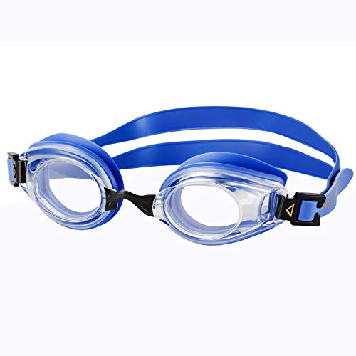 Aqua Speed optische Schwimmbrille mit Sehstärke - Dioptrien für Freizeitschwimmen für Erwachsene - linkes & rechtes Glas unterschiedlich nach Ihren Wünschen wählbar - blau - ungetönt von Aqua Speed