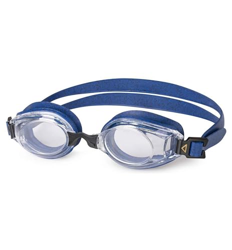 Aqua Speed Lumina Optische Schwimmbrille mit Sehstärke | Dioptrien: -1,5 bis -8,0 | Anti-Fog | super Paßform | incl 5X Nasensteg und Stabiler Box, Größe:-4.5, Farbe:Lumina/Azure Dotted/ungetönt von Aqua Speed