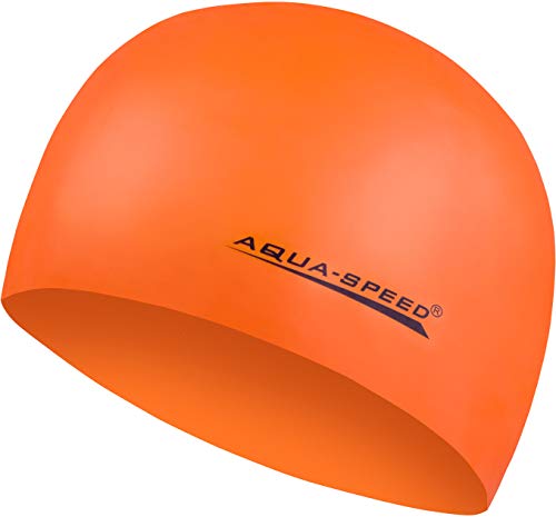 Aqua Speed MEGA Orange Badekappe | Damen & Herren | wasserdichte Schwimmkappe | Bademütze | Badehaube | Swimming Cap Waterproof for Kids | Orange 75 Aqua Speed MEGA Orange Badekappe | Damen & Herren | wasserdichte Schwimmkappe | Bademütze | Badehaube | Swimming Cap Waterproof for Kids | Orange 75 von Aqua Speed