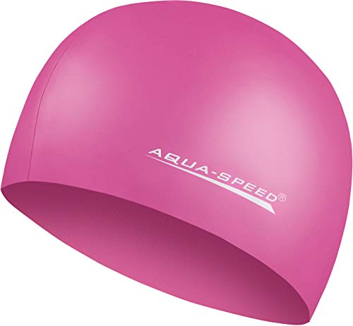 Aqua Speed MEGA Pinke Schwimmmütze für Damen | Bunte Badekappe für Mädchen Jungs Kids | Bademütze wasserdicht | Badehaube | Schwimmhaube | Silikon | 27 Aqua Speed MEGA Pinke Schwimmmütze für Damen | Bunte Badekappe für Mädchen Jungs Kids | Bademütze wasserdicht | Badehaube | Schwimmhaube | Silikon | 27 von Aqua Speed