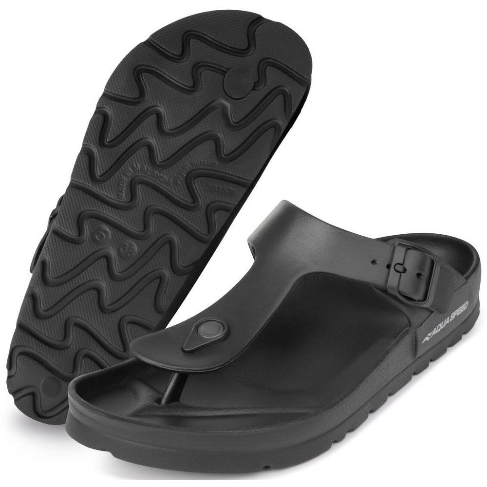 Aqua Speed Monaco Slides Schwarz EU 39 Frau von Aqua Speed