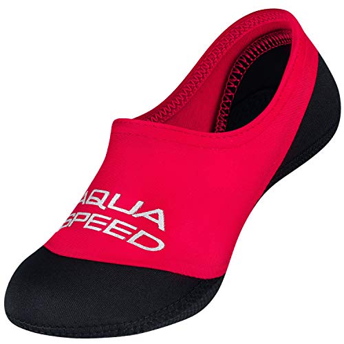Aqua Speed Neoprensocken Kind | Strandsocken für Mädchen Jungen | rutschfeste Schwimmsocken | Baden Socken Kinder | Beach Socks Kids | Tauchsocken | Gr. 24-25 | 31 Rot - Schwarz Aqua Speed Neoprensocken Kind | Strandsocken für Mädchen Jungen | rutschfeste Schwimmsocken | Baden Socken Kinder | Beach Socks Kids | Tauchsocken | Gr. 24-25 | 31 Rot - Schwarz von Aqua Speed