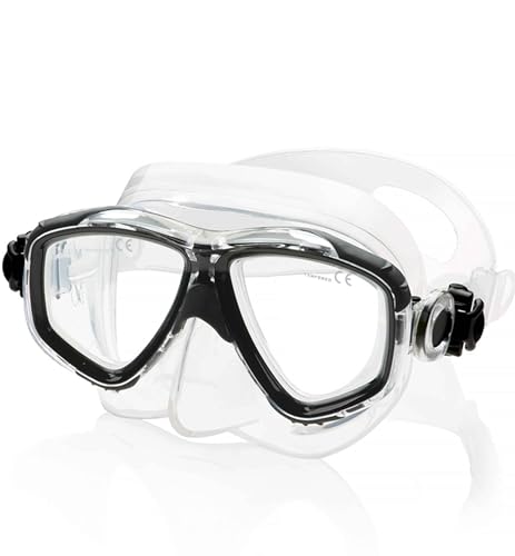Aqua Speed Taucherbrille mit Ihrer individuellen Sehstärke | Tauchmaske mit optische Gläsern & normalen Gläsern, Farbe:Vision / 07 von Aqua Speed