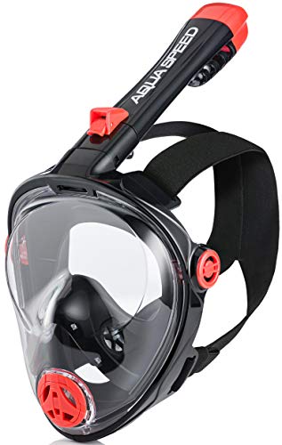 Aqua Speed Tauchermaske Kinder Vollmaske I 180° Panorama Tauchmaske I Full Face Schnorchelmaske I Maske zum Tauchen I Schnorcheln I + Mikrofasertuch I Gr. L, 11.Schwarz I Spectra 2.0 Kid Aqua Speed Tauchermaske Kinder Vollmaske I 180° Panorama Tauchmaske I Full Face Schnorchelmaske I Maske zum Tauchen I Schnorcheln I + Mikrofasertuch I Gr. L, 11.Schwarz I Spectra 2.0 Kid von Aqua Speed