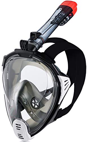 Aqua Speed Tauchmaske mit Schnorchel Erwachsene I Voll Tauchermaske I Full Face Schnorchelmask I Halterung für GoPro Kamera I Schwimmen I + Mikrofasertuch I Gr. L-XL, 17.Schwarz I Drift Aqua Speed Tauchmaske mit Schnorchel Erwachsene I Voll Tauchermaske I Full Face Schnorchelmask I Halterung für GoPro Kamera I Schwimmen I + Mikrofasertuch I Gr. L-XL, 17.Schwarz I Drift von Aqua Speed