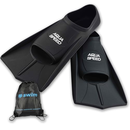 Aqua Speed Trainingsflossen I Herren I leichte Schwimmflossen kurz I Kurzflossen für Männer Erwachsene I Schwimmtraining I Schnorcheln Flossen I Gummi I + Ultrapower Rucksack I schwarzI07; Gr. 43I44 Aqua Speed Trainingsflossen I Herren I leichte Schwimmflossen kurz I Kurzflossen für Männer Erwachsene I Schwimmtraining I Schnorcheln Flossen I Gummi I + Ultrapower Rucksack I schwarzI07; Gr. 43I44 von Aqua Speed