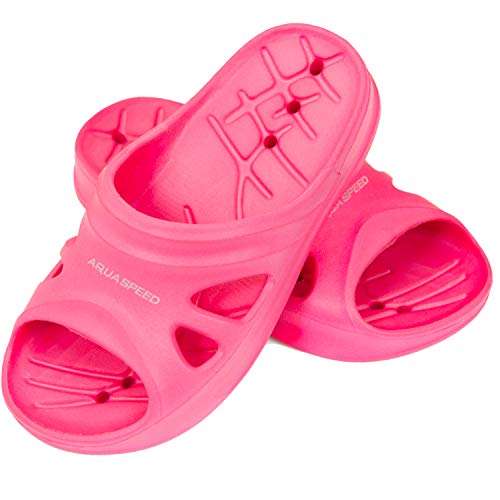 Aqua Speed rosa Badepantoletten Florida + Fasertuch | Damen | Frauen | Duschsandalen | rutschfeste Badeschlappen | schöne Schwimmbadlatschen | leicht | Pool Gr 41 Aqua Speed rosa Badepantoletten Florida + Fasertuch | Damen | Frauen | Duschsandalen | rutschfeste Badeschlappen | schöne Schwimmbadlatschen | leicht | Pool Gr 41 von Aqua Speed