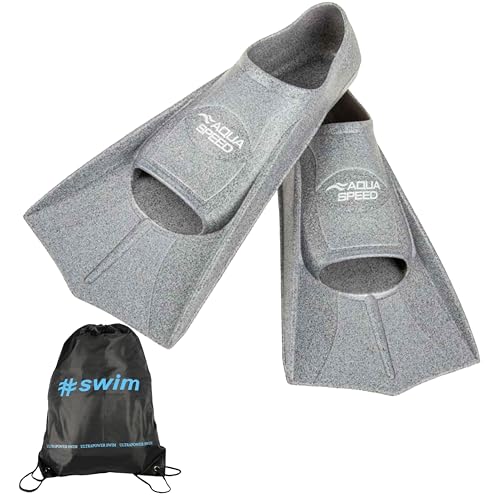 Aqua Speed RECO Set HIGH TECH Kurze Schwimmflossen für Erwachsene und Kinder + ULTRAPOWER #Swim Beutelrucksack | Herren | Damen | Trainingsflossen | Farbe:Granit gleiten/37, Größen:43/44 Aqua Speed RECO Set HIGH TECH Kurze Schwimmflossen für Erwachsene und Kinder + ULTRAPOWER #Swim Beutelrucksack | Herren | Damen | Trainingsflossen | Farbe:Granit gleiten/37, Größen:43/44 von Aqua Speed