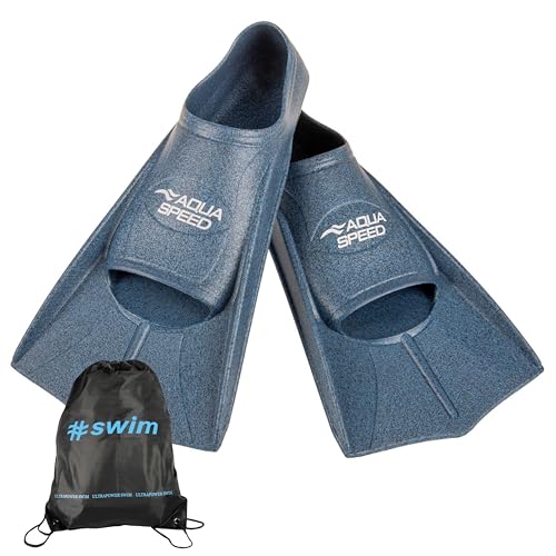 Aqua Speed RECO Set HIGH TECH Kurze Schwimmflossen für Erwachsene und Kinder + ULTRAPOWER #Swim Beutelrucksack | Herren | Damen | Trainingsflossen | Farbe:ozeanischer onyx/01, Größen:39/40 Aqua Speed RECO Set HIGH TECH Kurze Schwimmflossen für Erwachsene und Kinder + ULTRAPOWER #Swim Beutelrucksack | Herren | Damen | Trainingsflossen | Farbe:ozeanischer onyx/01, Größen:39/40 von Aqua Speed