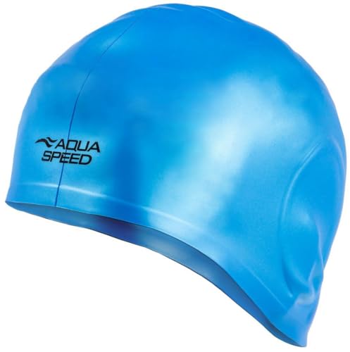 XL-Schwimmkappen für langes Haar & Ohrenschutz: Ear Cap Volume & Mono XL - Ideal für Komfort, Wasserabweisend, Super Stretch, Hochwertiges Silikon, Perfekte Passform, Farbe:Ear CAP-02 XL von Aqua Speed