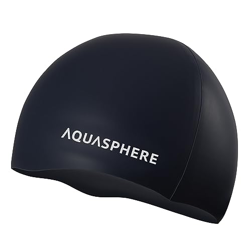 Aquasphere Badekappe Uni Schwarz/Weiß von Aqua Sphere