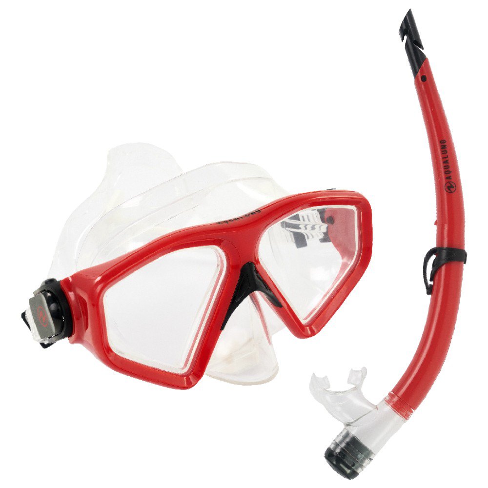 Aqualung Saturn Combo Snorkeling Set Rot von Aqualung