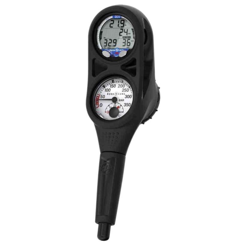 Aqualung I300c With Pressure Gauge/compass Schwarz von Aqualung