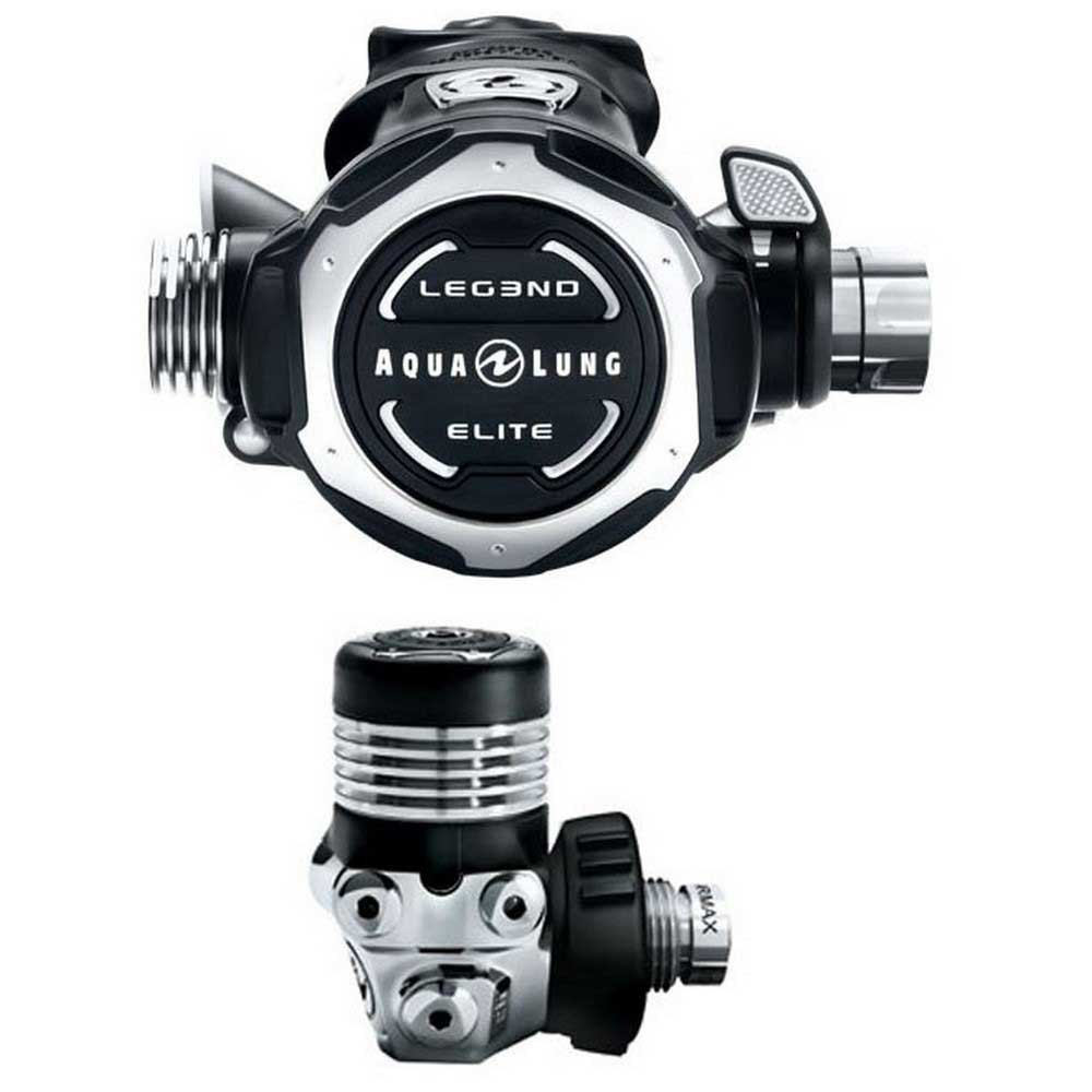 Aqualung Leg3nd Elite Din Diving Regulator Set Silber von Aqualung