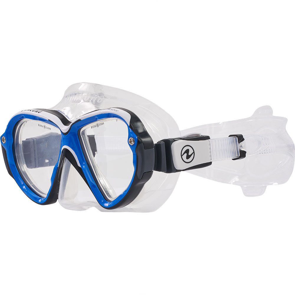 Aqualung Reveal Ultrafit Mask Durchsichtig,Blau S von Aqualung