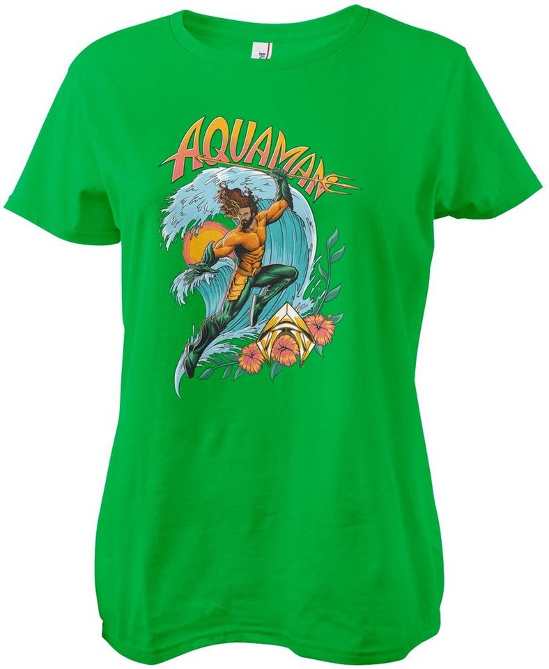 Aquaman T-Shirt Surf Style Girly Tee von Aquaman