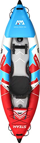 Aquamarina Unisex – Erwachsene Kayak 1 Posto Steam-312 Kajak, Rot/Blau/Weiß, Uni von AM AQUA MARINA