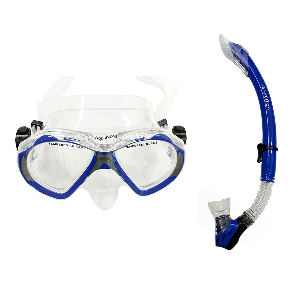Aquaneos Sea Evo Mask&tube Blau von Aquaneos