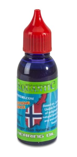 AQUANTIC Seabooster - Hochkonzentrierte Lockstoff-Essenz für Köder, Extrem Langanhaltend, Fischlockstoff, Essenz-Lockstoff, Bait Booster, 35ml (Herring) von Aquantic