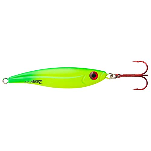 Aquantic Tremor Pilk Angeln Meer Köder Pilker 60g/80g/100g/150g, Farbe:Green/Chartreuse UV, Gewicht g:100 Aquantic Tremor Pilk Angeln Meer Köder Pilker 60g/80g/100g/150g, Farbe:Green/Chartreuse UV, Gewicht g:100 von Sensitec