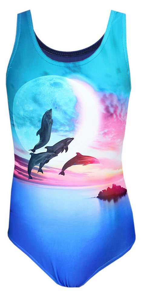 Aquarti Badeanzug Aquarti Mädchen Badeanzug mit Ringerrücken Print Aquarti Badeanzug Aquarti Mädchen Badeanzug mit Ringerrücken Print von Aquarti