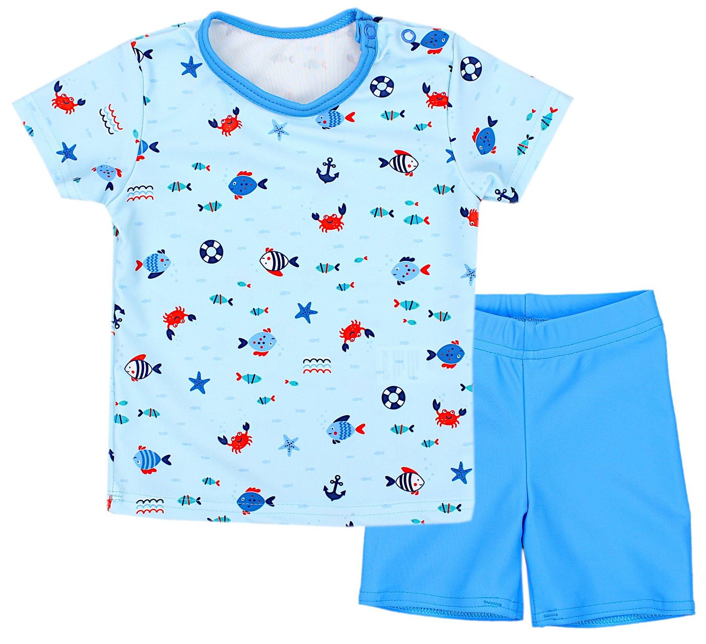 Aquarti Badeanzug Baby Jungen Zweiteiliger Kinder Badeanzug T-Shirt Badehose UV-Schutz Aquarti Badeanzug Baby Jungen Zweiteiliger Kinder Badeanzug T-Shirt Badehose UV-Schutz von Aquarti