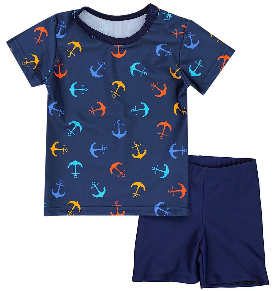 Aquarti Badeanzug Baby Jungen Zweiteiliger Kinder Badeanzug T-Shirt Badehose UV-Schutz Aquarti Badeanzug Baby Jungen Zweiteiliger Kinder Badeanzug T-Shirt Badehose UV-Schutz von Aquarti