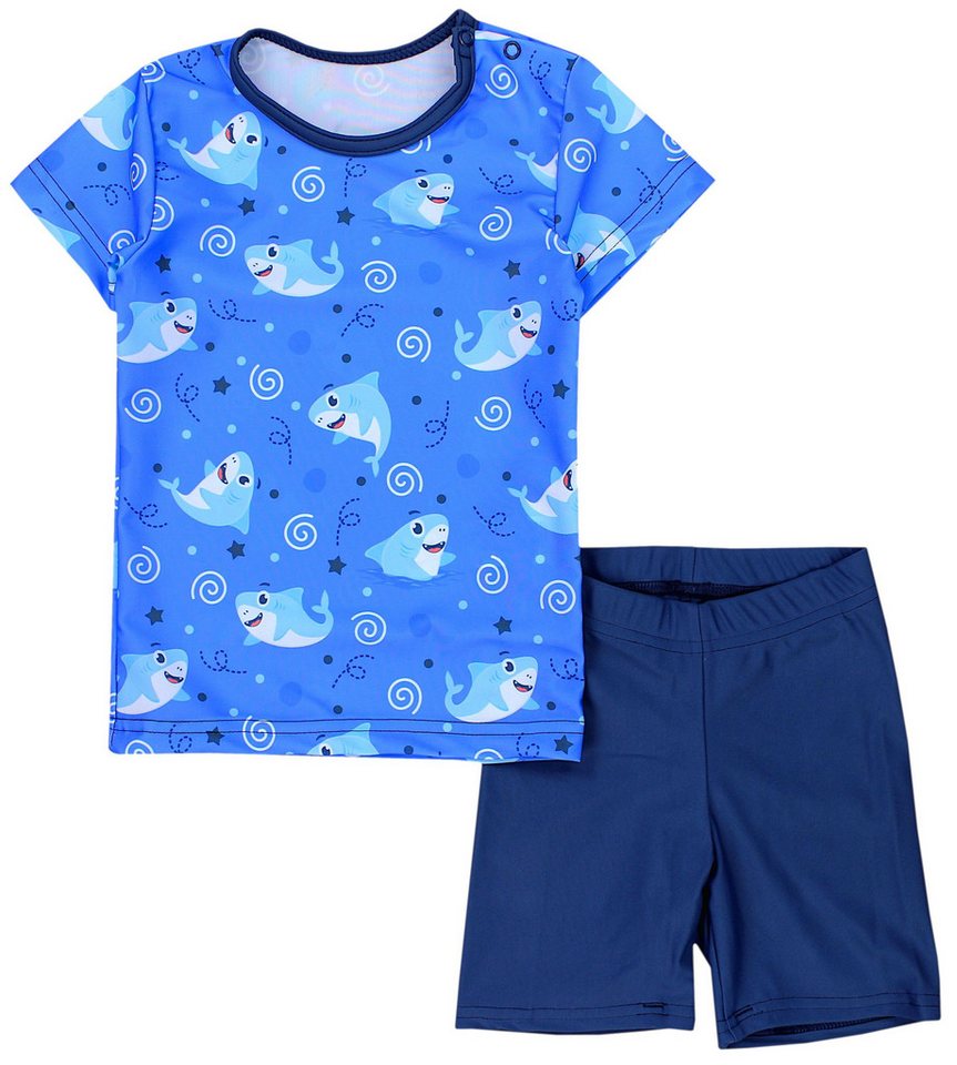 Aquarti Badeanzug Baby Jungen Zweiteiliger Kinder Badeanzug T-Shirt Badehose UV-Schutz Aquarti Badeanzug Baby Jungen Zweiteiliger Kinder Badeanzug T-Shirt Badehose UV-Schutz von Aquarti
