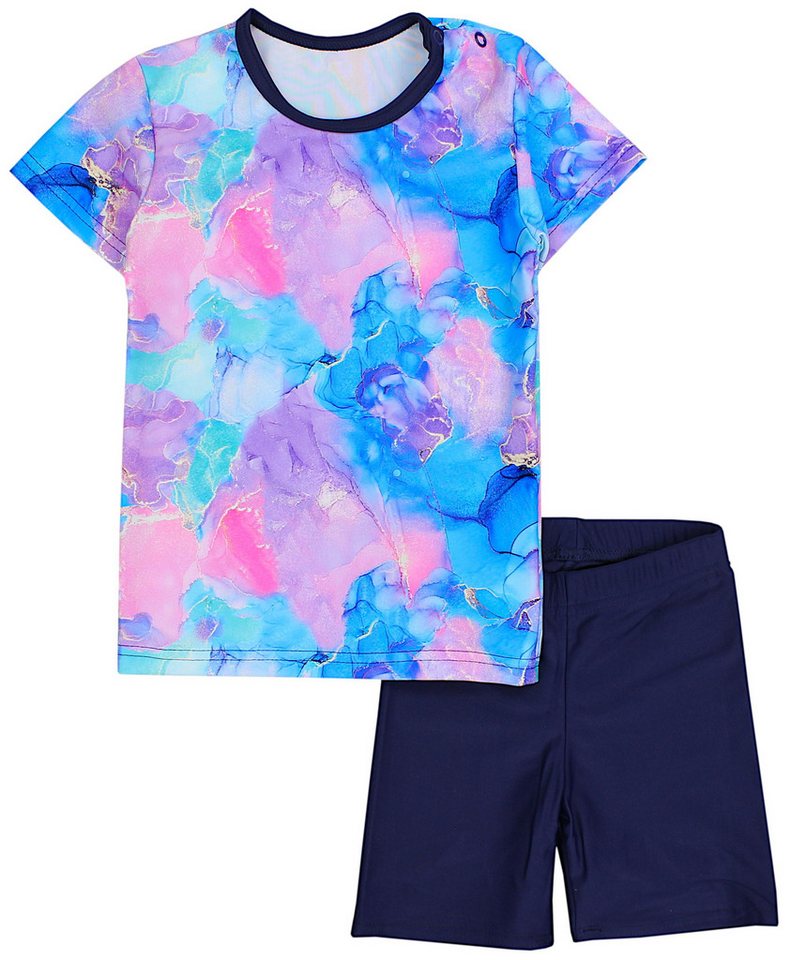 Aquarti Badeanzug Baby Mädchen Zweiteiler Kinder Badeanzug Set Shirt Badehose UV-Schutz Aquarti Badeanzug Baby Mädchen Zweiteiler Kinder Badeanzug Set Shirt Badehose UV-Schutz von Aquarti