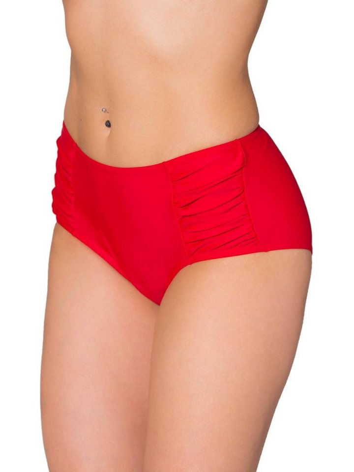 Aquarti Bikini-Hose Aquarti Damen Bikinihose Hotpants mit seitlichen Raffungen von Aquarti