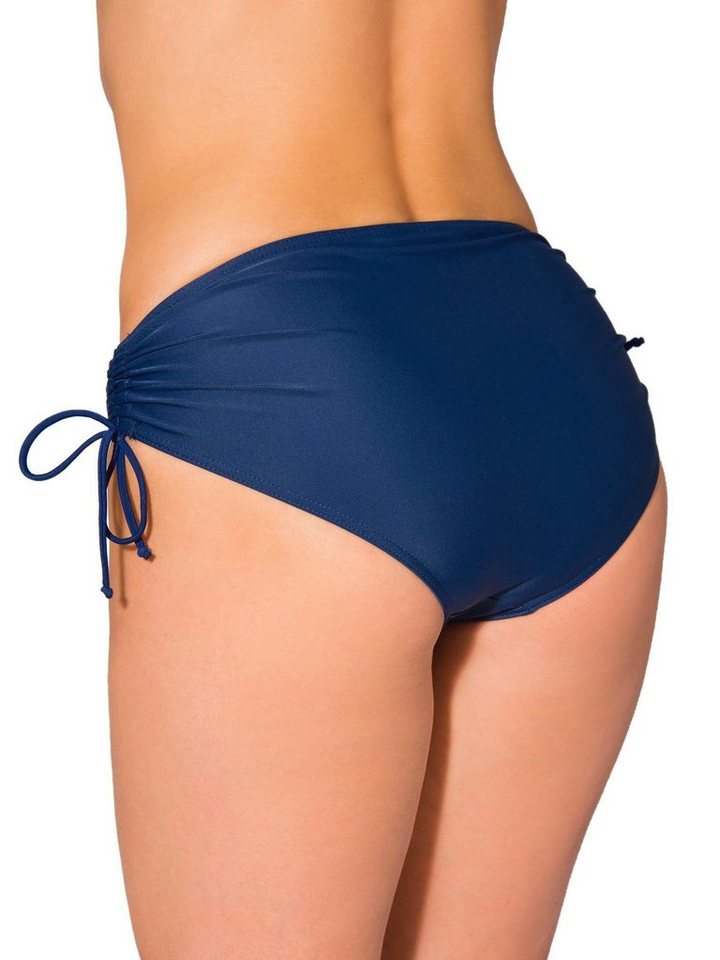 Aquarti Bikini-Hose Aquarti Damen Bikinihose mit Raffung und Schnüren von Aquarti