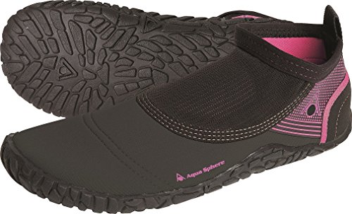 Aqua Sphere Beachwalker 2.0 Badeschuhe/Strandschuhe, schwarz / rosa, 36/37 von Aquasphere