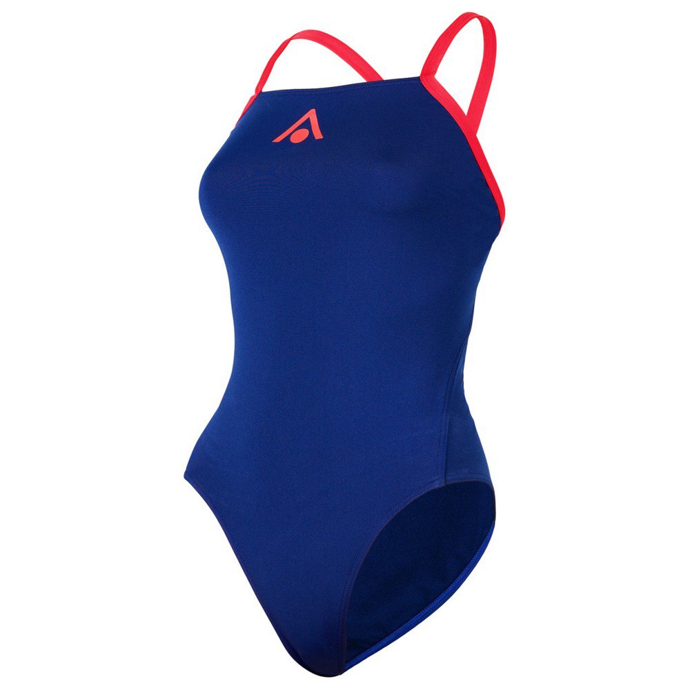 Aquasphere Essential Tie Back Swimsuit Blau FR 40 Frau von Aquasphere