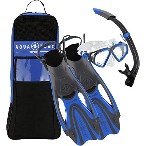 Aquasphere Hawkeye Set bestehend aus Maske, Schnorchel und Flosse, Blau/Dunkelgrau, L Aquasphere Hawkeye Set bestehend aus Maske, Schnorchel und Flosse, Blau/Dunkelgrau, L von Aqua Lung