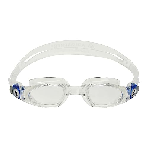 Aquasphere Mako | Schwimmbrille, Schwimmbrille für Erwachsene mit UV-Schutz, Silikondichtung und beschlagfreien sowie auslaufsicheren Gläsern für Männer und Frauen, Blau Aquasphere Mako | Schwimmbrille, Schwimmbrille für Erwachsene mit UV-Schutz, Silikondichtung und beschlagfreien sowie auslaufsicheren Gläsern für Männer und Frauen, Blau von Aquasphere