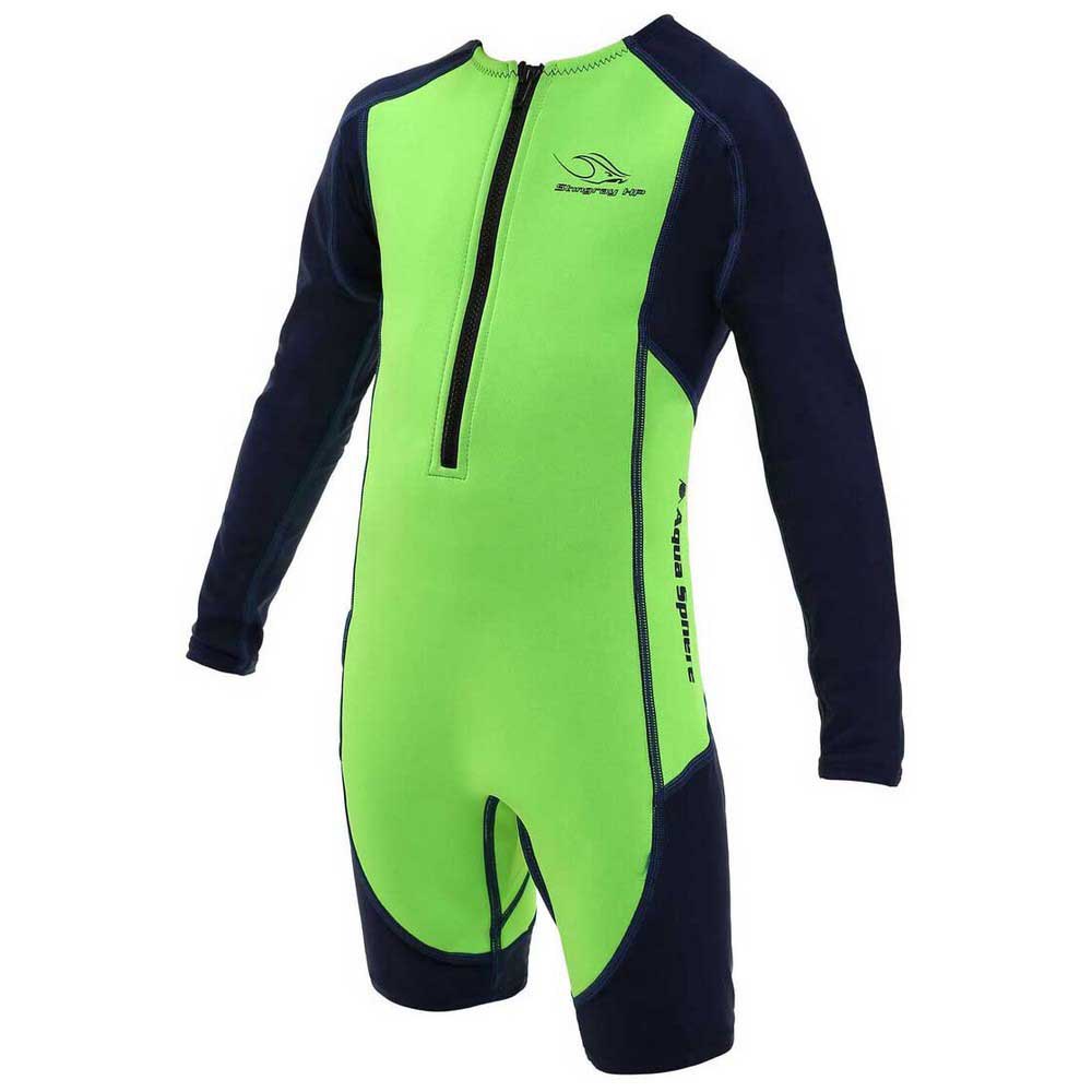 Aquasphere Stingray Hp2 Junior Long Sleeve Wetsuit Grün 12 Months Frau von Aquasphere