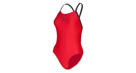 aquasphere essential wide back damen badeanzug 1 teilig rot von Aquasphere