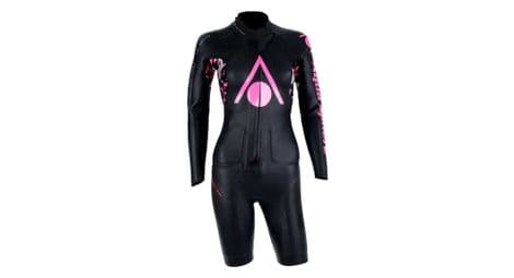 aquasphere limitless anzug v2 damen neopren anzug schwarz   pink von Aquasphere