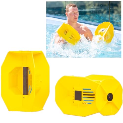 Hydro Tone – Hydro-BELL Aquatic Fitness Hanteln Paar | Wassergewichte | Funktionelles Krafttraining im Pool | Kurzanleitung von Aquastrength