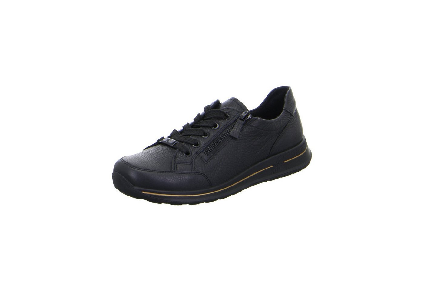 Ara Osaka - Damen Schuhe Sneaker Schnürer Glattleder schwarz von Ara