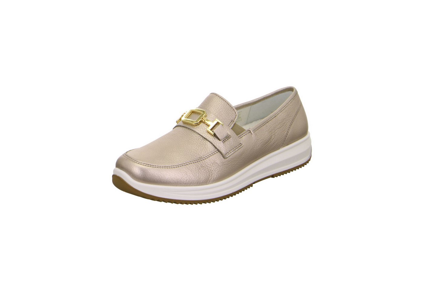 Ara Osaka - Damen Schuhe Slipper Sneaker Glattleder beige von Ara