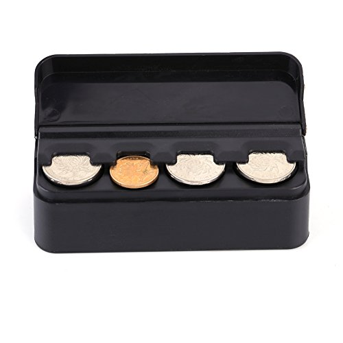 Aramox Euro Coin Holder kfz münzhalter, Auto Portable Kunststoff Robuste Schwarze Münzhalter Lagerung Mini Box Fall Geldbehälter Münzen Organizer Änderungen Tasche Aramox Euro Coin Holder kfz münzhalter, Auto Portable Kunststoff Robuste Schwarze Münzhalter Lagerung Mini Box Fall Geldbehälter Münzen Organizer Änderungen Tasche von Aramox