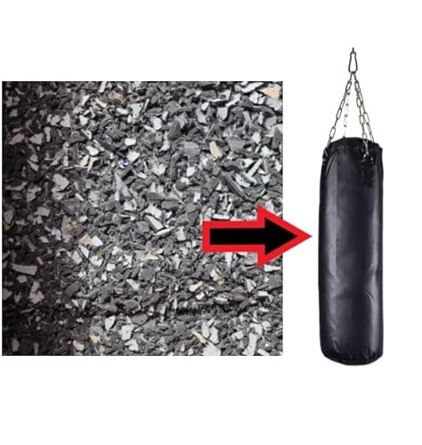 Arbenz Boxsackfüllung, Gummipolsterung, Premium-Qualität, Karton Füllmaterial – Gummi 20 kg, Schwarz, Füllmaterial für Boxsäcke, Füllung, Boxen, Erwachsener Arbenz Boxsackfüllung, Gummipolsterung, Premium-Qualität, Karton Füllmaterial – Gummi 20 kg, Schwarz, Füllmaterial für Boxsäcke, Füllung, Boxen, Erwachsener von Arbenz