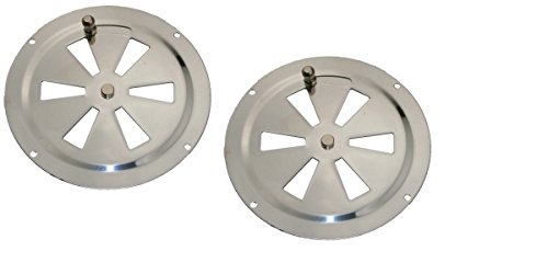 ARBO-INOX 4 x Lüftungsrosette Lüftungsblech Kiemenlüfter Edelstahl 100mm ARBO-INOX 4 x Lüftungsrosette Lüftungsblech Kiemenlüfter Edelstahl 100mm von ARBO-INOX
