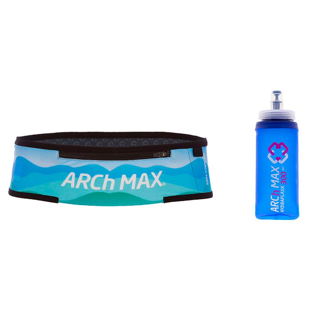 Arch Max Pro Zip+1sf300ml Running Belt Blau L-XL Arch Max Pro Zip+1sf300ml Running Belt Blau L-XL von Arch Max