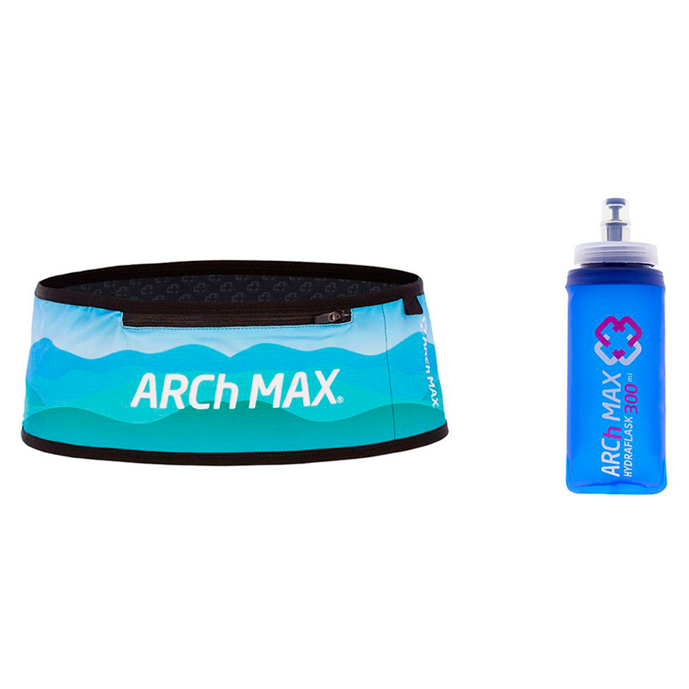 Arch Max Pro Zip Plus+1sf300ml Running Belt Grau S-M Arch Max Pro Zip Plus+1sf300ml Running Belt Grau S-M von Arch Max