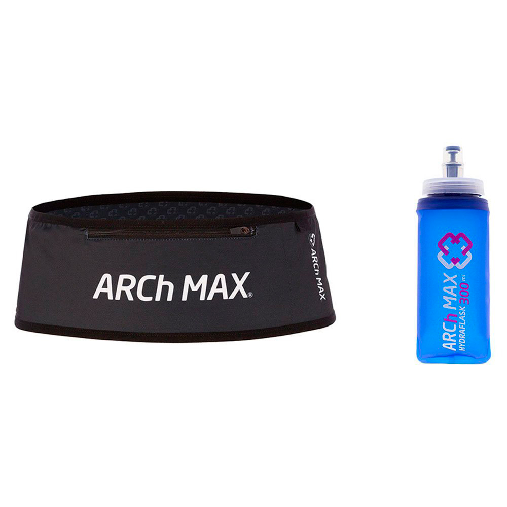 Arch Max Pro Zip Plus+1sf300ml Running Belt Schwarz S-M Arch Max Pro Zip Plus+1sf300ml Running Belt Schwarz S-M von Arch Max